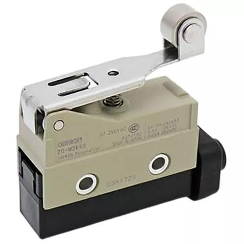 Omron Compact Enclosed Switch Hinge / Roller / Short Lever Type, ZC-W255S