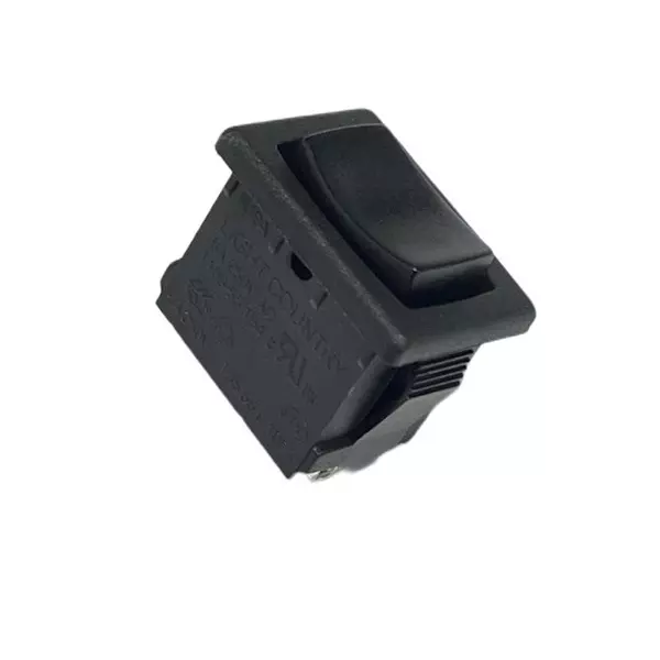 RS PRO Rocker Switch On-Off-On SPDT Black Actuator 6 Amp Contact Rating 250 V AC 500 V DC, 180381