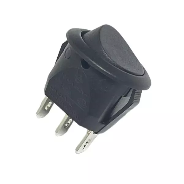 RS PRO Rocker Switch On-On On-Off SPST Black Actuator 10 Amp Contact Rating 250 V AC 500 V DC IP20, 180380