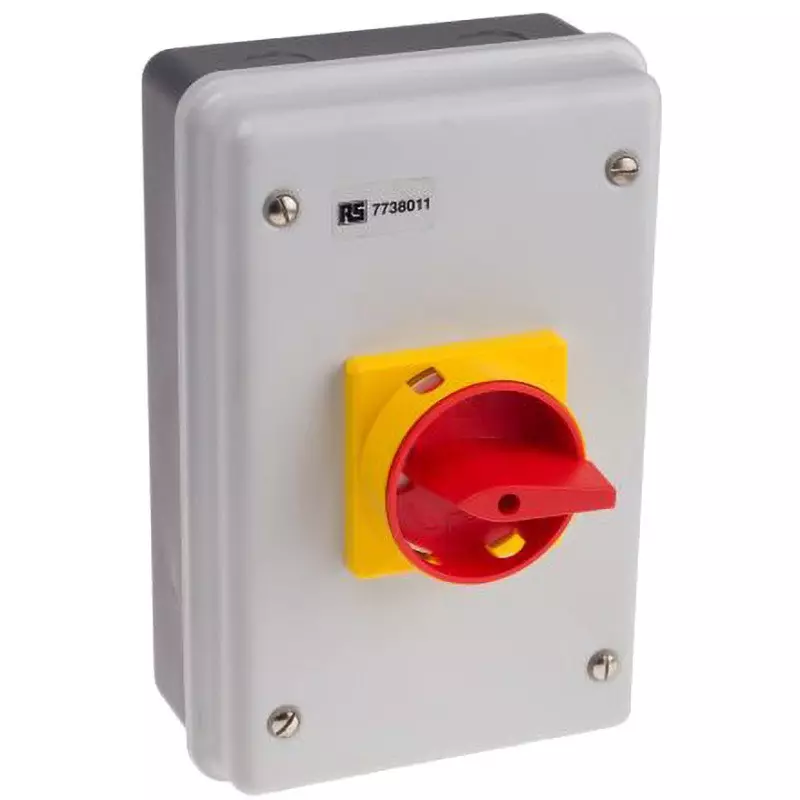 RS PRO Safety Disconnect Switch 690 AC V Rated Voltage, 773-8011
