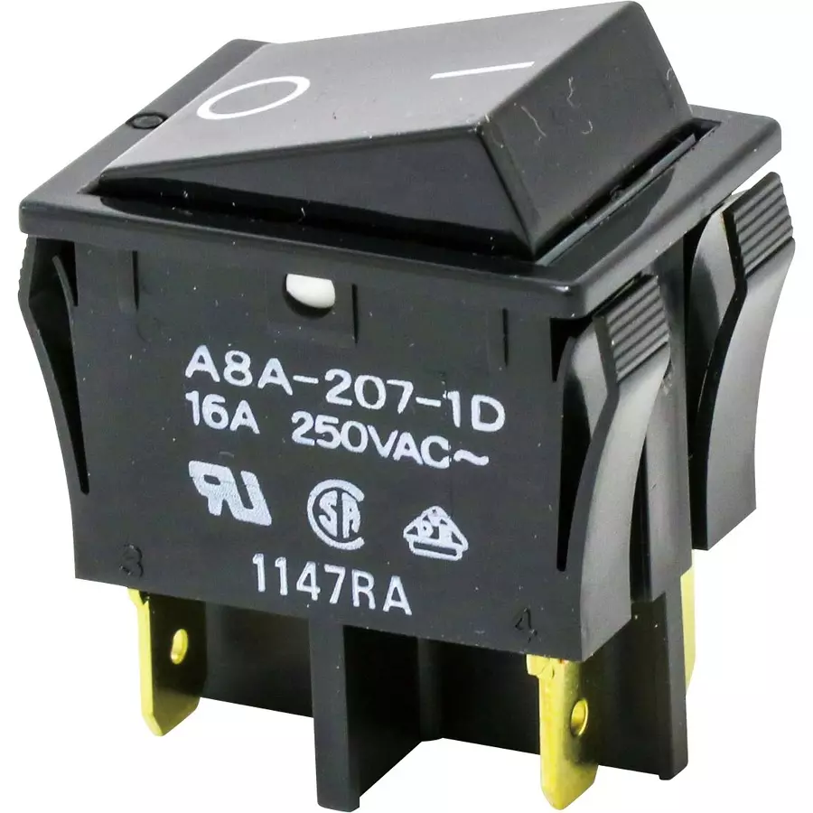 Omron Rocker Switch, A8A-207-1D