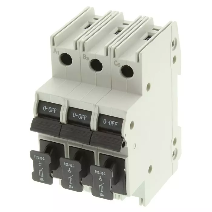 MARATHON SPECIAL PRODUCTS FUSED SWITCH, CLASS CC, 3P, 30A, 600VAC, FDS30C3