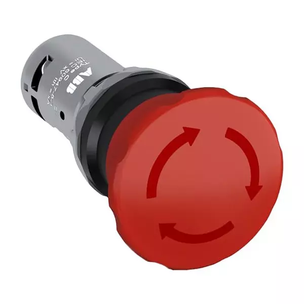 ABB CompACt Emergency Stop 40mm Twist Releas, 1SFA619550R1071