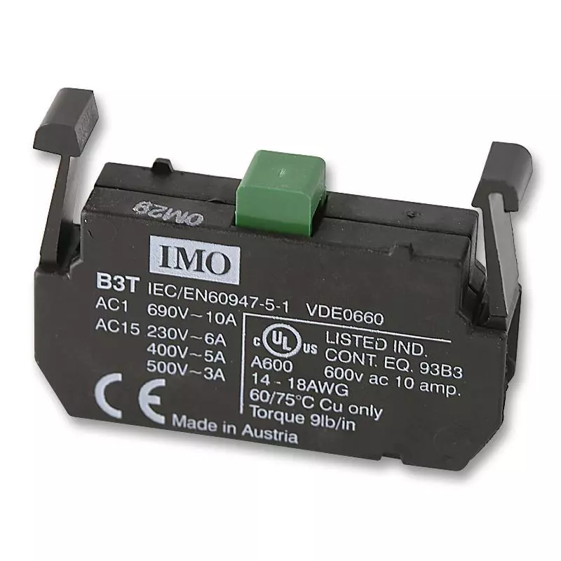IMO PRECISION CONTROLS ContACt Block, 1No, B3T10
