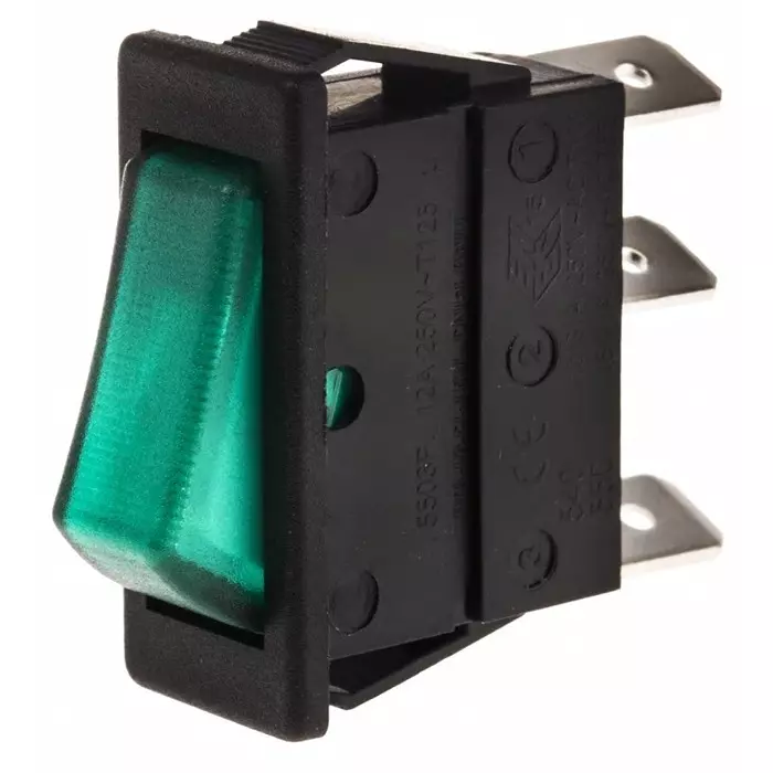ARCOLECTRIC (BULGIN LIMITED) Illuminated SPST On-Off Rocker Switch Panel Mount, C5503ALNAK-picture-29