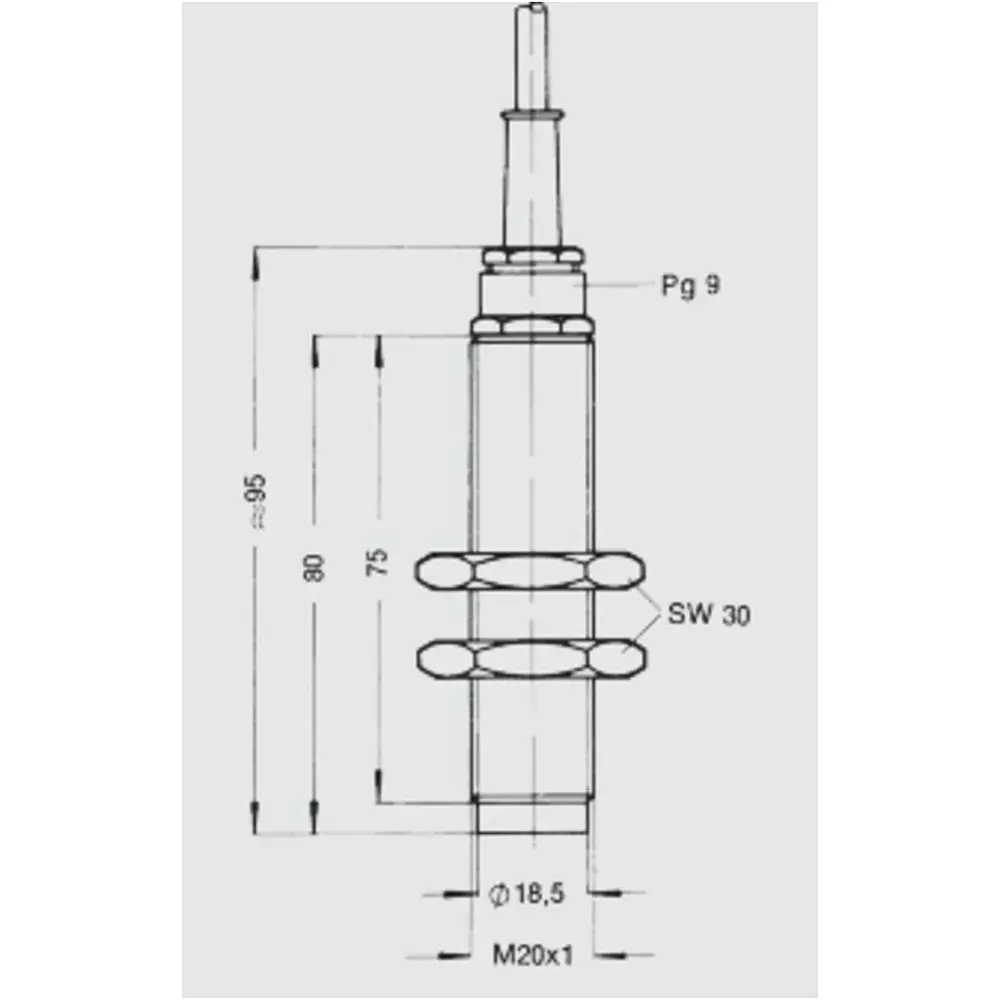 WIKA IP65 SPDT Through Hole Magnetic Reed Switch 1A 230V, 48772451