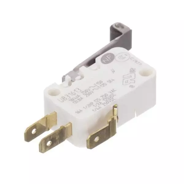 Crouzet Chassis Mount Basic Switch SPDT 250 V AC Quick Connect Termination 16 Amp, 83163220