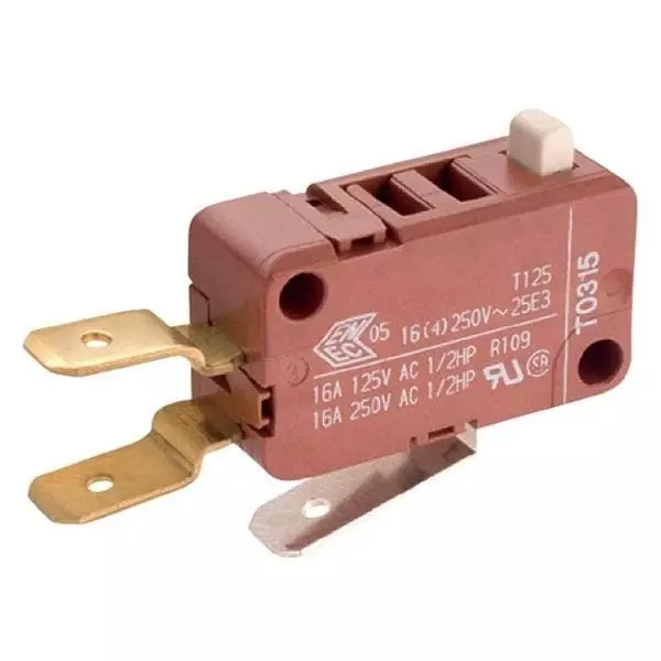 MARQUARDT Chassis Mount Basic Switch SPDT 250 V AC Quick Connect Termination 16 Amp, 1080.0403