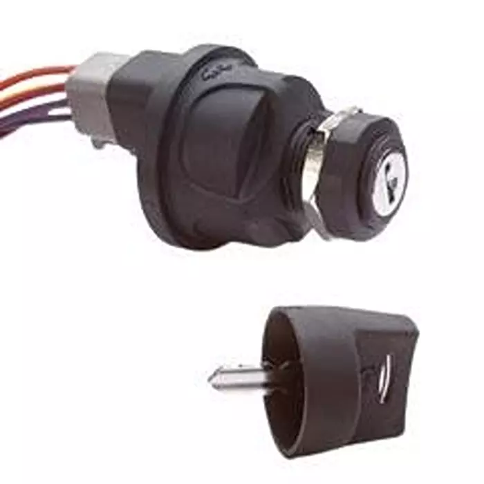 Cole Hersee Keylock Switch Non-Illuminated Connector Termination 10 Amp 3 Position, 95060-04