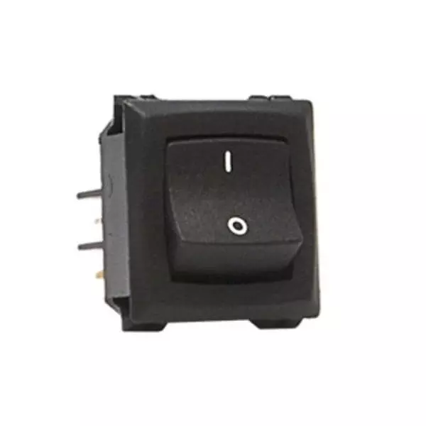 CARLING TECHNOLOGIES Rocker Switch Non-Illuminated Quick Connect Termination 15 & 20 Amp Rocker Actuator, RGSEC901-R-B-B-A