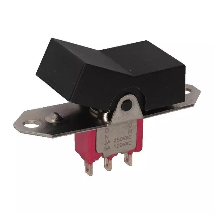 C&K COMPONENTS Rocker Sw, Spdt, 5A, 120Vac, Tht, 7101J1Av2Qe2