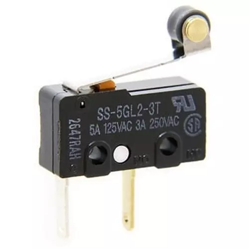 Omron Ultra Compact Basic Switch # 110 Tab Terminal 5 Amp, SS-5GL2-3T