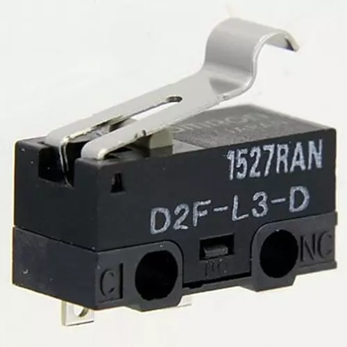 Omron Extra Small Basic Switch 100 mohm or more (with DC500 V insulation resistance meter), D2F-L3-D