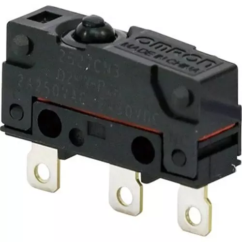 Omron Sealed Ultra-Small Basic Switch 100 mohm or more (with DC500 V insulation resistance meter), D2SW-P2H