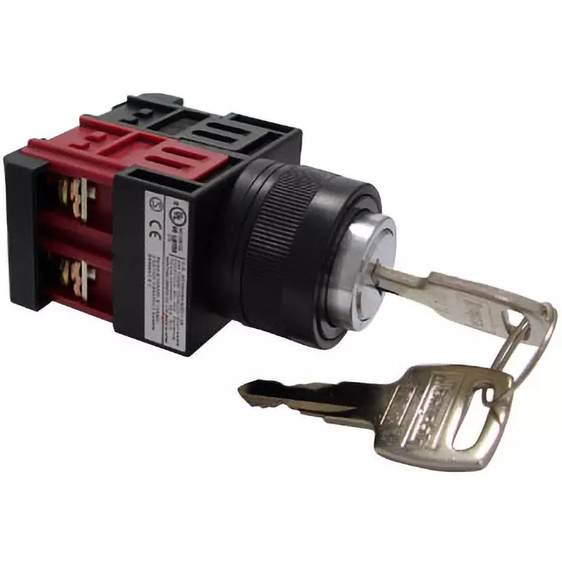 MARUYASU DENGYO Key Switch 100 mohm or more (500 V) Insulation Resistance, A22SKE220E:701