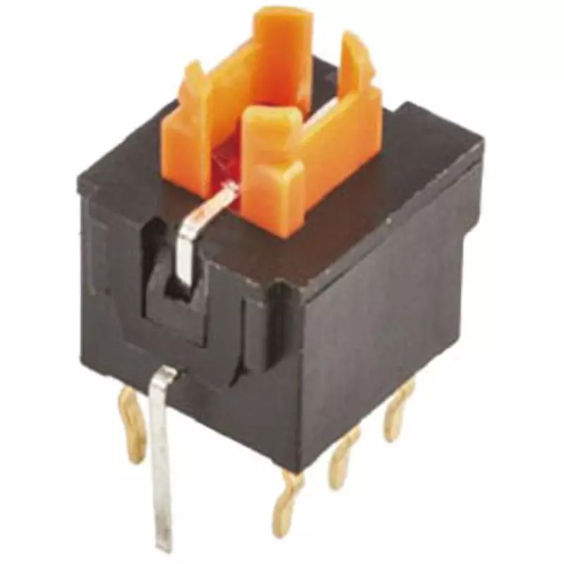 Nidek Illuminated Switch 100 mΩ or less (AC200μV 1.5 mA) ohm Contact Resistance, TP2-01G-L5