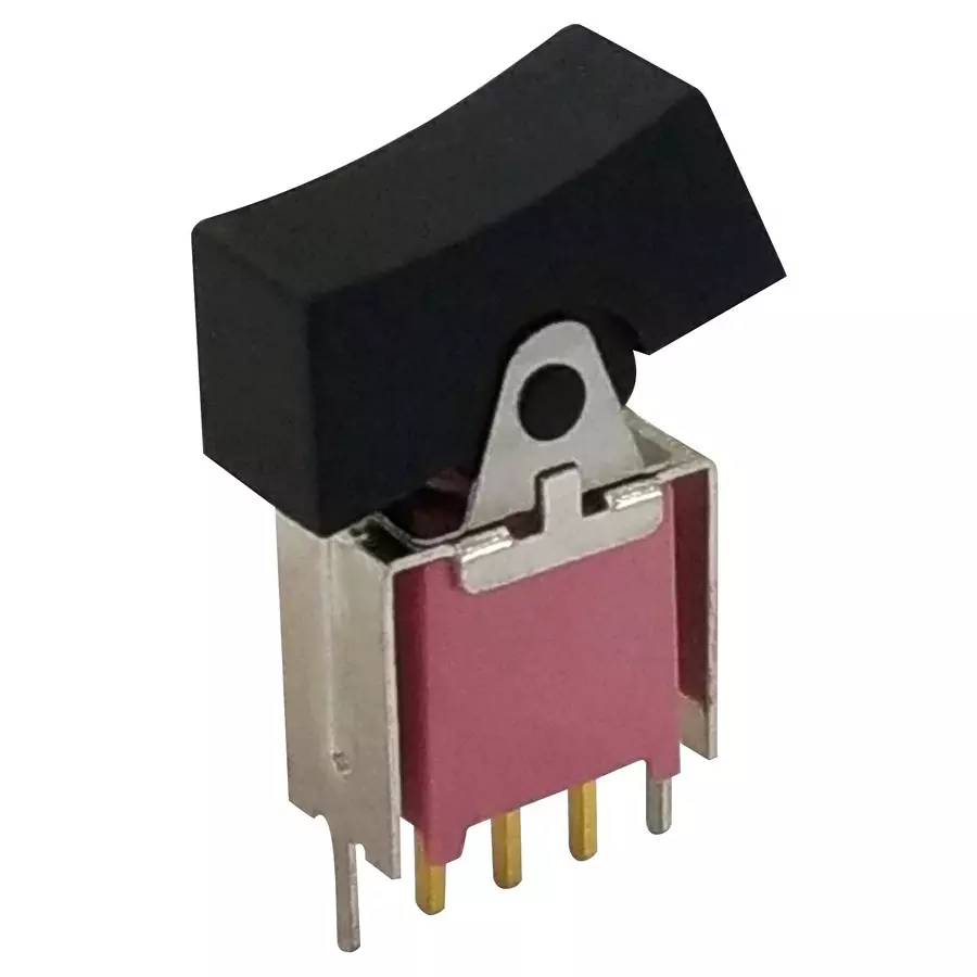 MULTICOMP PRO Rocker Switches ROCKER SWITCH, SPDT, 20V, BLACK, MP-R3-2B-B-SB5-G-14.