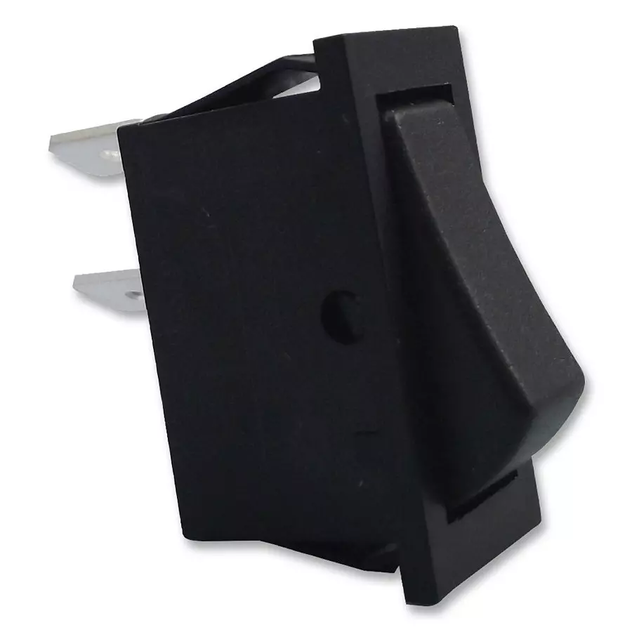 ARCOLECTRIC (BULGIN LIMITED) SWITCH, ROCKER, SPST, BLACK, C1300AAAAA