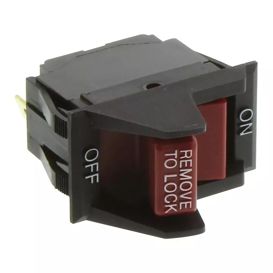 EATON Rocker Switch, Spst, 20A, 250VAC, 8166K23