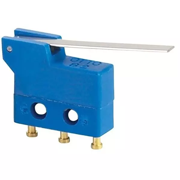 Otto PCB Mount Basic Switch SPST 115 V AC Solder Pin Termination 7 Amp, B2-500211