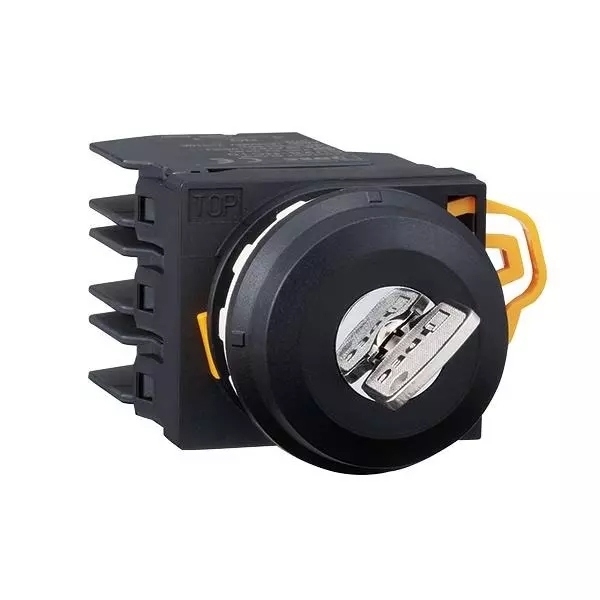 IDEC Key Selector Switch Screw Termination 2 Position, EU2B-YSK202CB