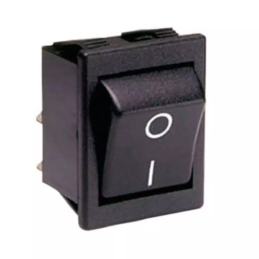 BULGIN LIMITED High Inrush Switch Illuminated Quick Connect Termination 16 Amp Rocker Actuator 24 V DC, C1353ARBR3602AW