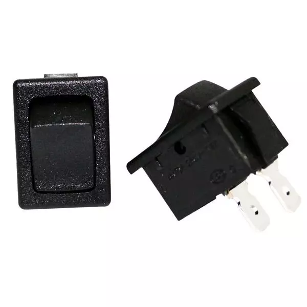 VCC Rocker Switch Non-Illuminated Quick Connect Termination, VRS-1-Q2PSI-19KNN-0