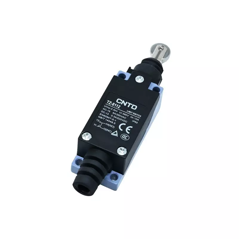 SEEED STUDIO CNTD-TZ-8112-6A 250V Vertical Roller Plunger Limit Switch(1NO+1NC), TZ 8112