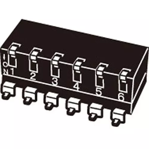 Omron DIP Switch -20 to +70℃ Operating Temperature, A6SR-6101
