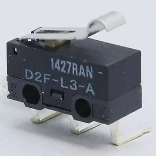 Omron Extra Small Basic Switch 100 mohm or more (with DC500 V insulation resistance meter), D2F-L3-A