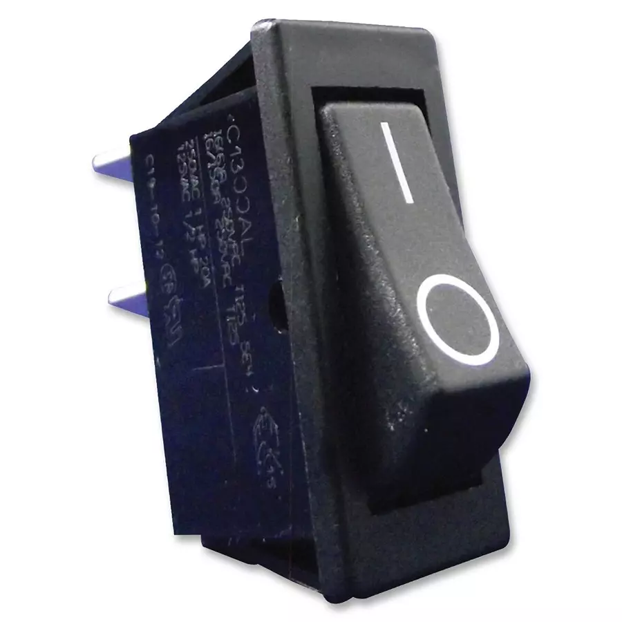 ARCOLECTRIC (BULGIN LIMITED) SWITCH, ROCKER, SPST, I/O, HI INRUSH, C1300ALAAA