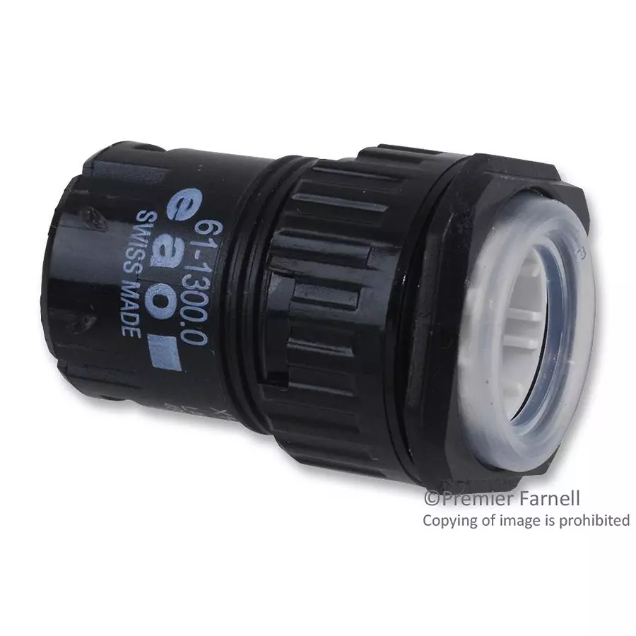EAO ACtuator, Square, Illuminated Pb Switch, 61-1300.0