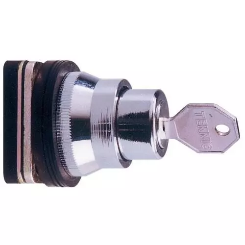 ALTECH Keylock Switch Non-Illuminated Screw Termination 2 Position, AK2-2PO-KD