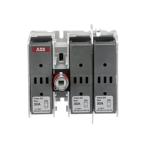 ABB Fusible Disconnect Switch 30 Amp, OS30FACC12