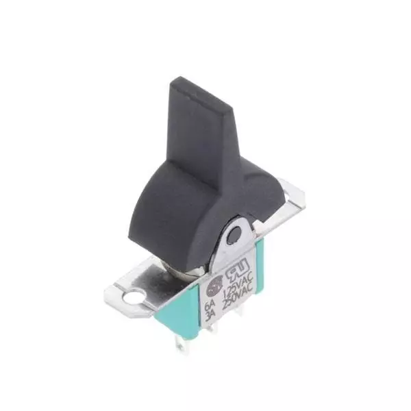 ELECTROSWITCH Rocker Switch Non-Illuminated Solder Lug Termination 6 Amp Paddle Actuator 28 V DC, B121J2ZQ2