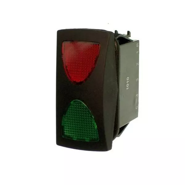 CW Rocker Switch Illuminated 10 Amp Rocker Actuator 24 V DC, GRB292A201BBNA2