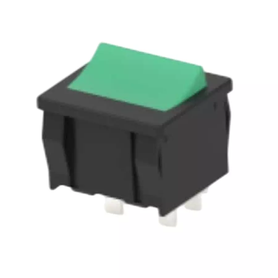 TE CONNECTIVITY Rocker Switch Non-Illuminated, PRFDA1-16F-BB0CW