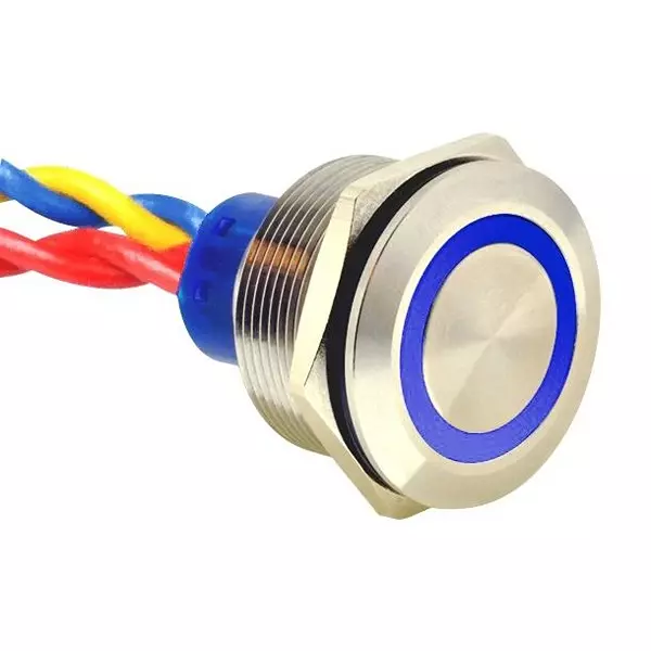 E-SWITCH Vandal Switch, Dpdt, 3A, 250Vac, Ulv8Fwgss341. (Pack of 200)