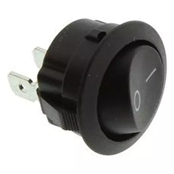 E-SWITCH Rocker Switch, Spst, 20A, 125V, Panel, Rr511D1121.