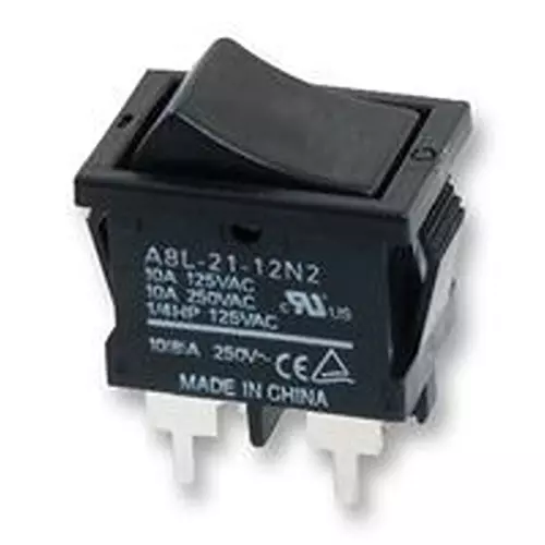 OMRON ELECTRONIC COMPONENTS Switch, Rocker, Spst, Mini, A8L-11-15N1