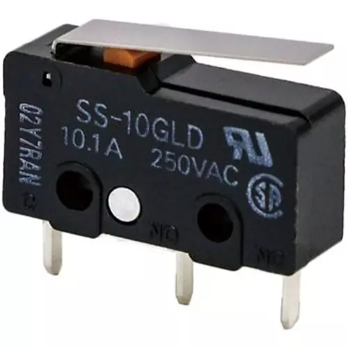 Omron Ultra Compact Basic Switch Hinge / Lever Type Actuator, AC 250
