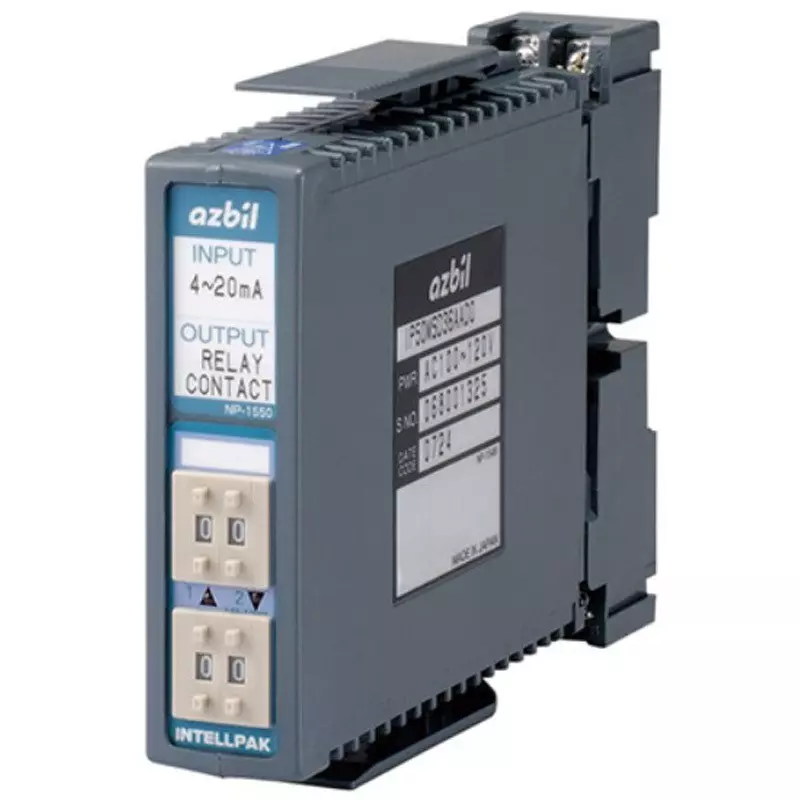 Azbil Intel Pack Monitor Switch AC 100/110/120 V (50/60 Hz) Power Supply Voltage, IP50MSS15AA00