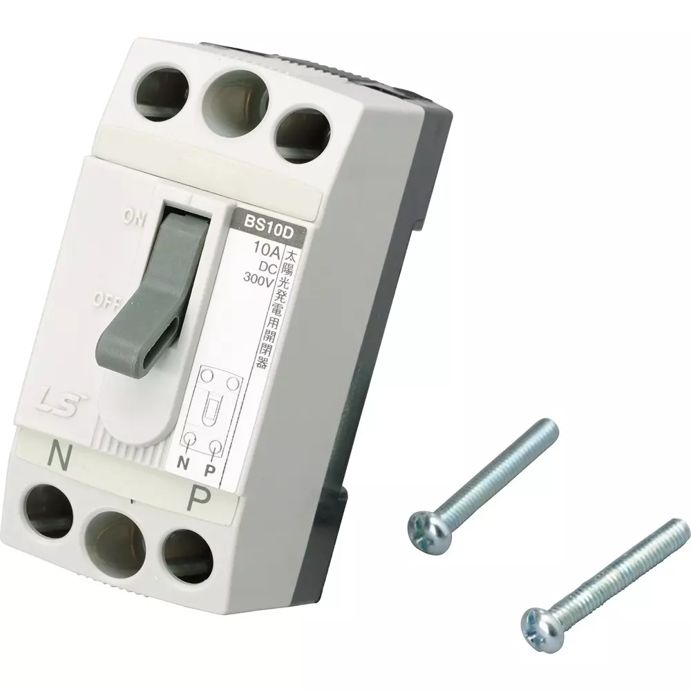 LS Electric Small DC Switch 10 A Rated Operating Current DC 300 Rated Operating Voltage 2 P No. of Pole, BS10D