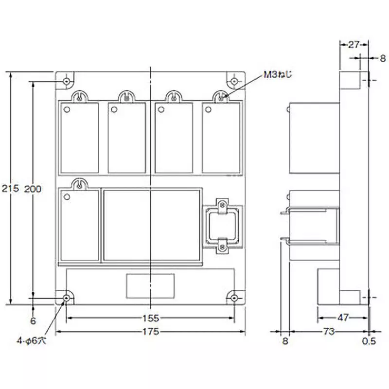 Omron Base Type Non-Float Switch 100 mΩ or more with DC 500 V, 61F-G4 AC100/200