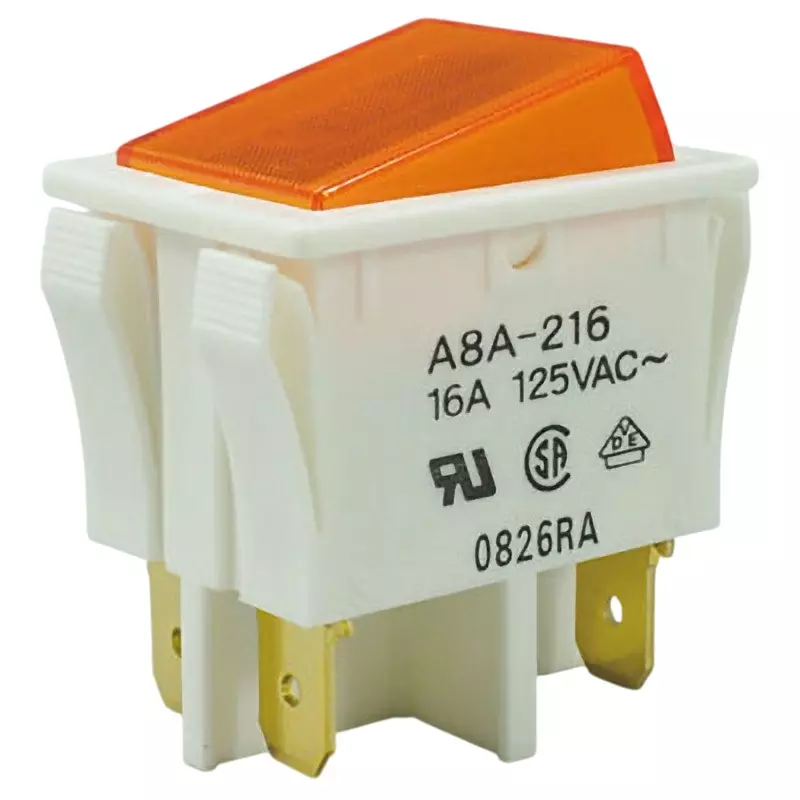 Omron Rocker Switch, A8A-216