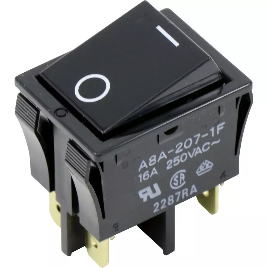 Omron Rocker Switch, A8A-207-1F