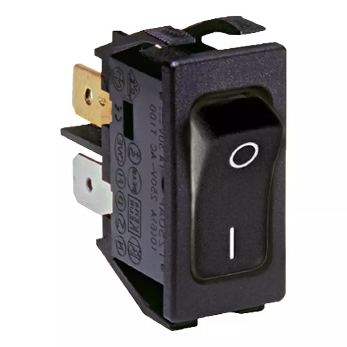 ARCOLECTRIC (BULGIN LIMITED) ROCKER SW, DPDT, 10A, 250VAC, PANEL, C1250APBB-086W