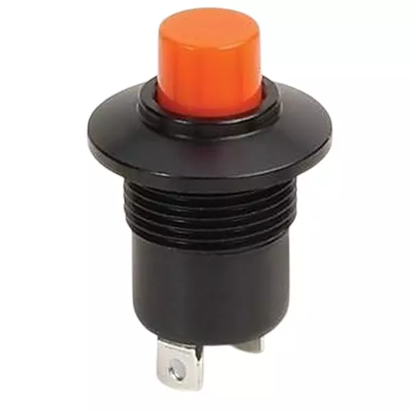 Otto Bushing Mount Basic Switch SPST-NO 115 V AC Solder Lug Termination 10 Amp, P1-81112W