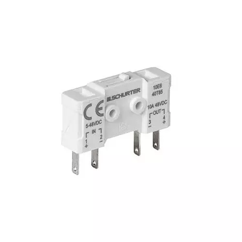 SCHURTER Basic Switch SPST Quick Connect Termination 10 Amp, 3-153-876