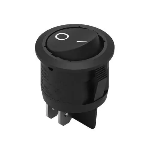 WURTH ELEKTRONIK Rocker Switch Quick Connect Termination DPST Panel Mount, 471017268142